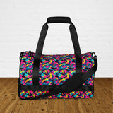 Multicolor Camouflage Gym & Dance Bag