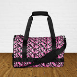 Pink Camouflage Round Gym & Dance Bag