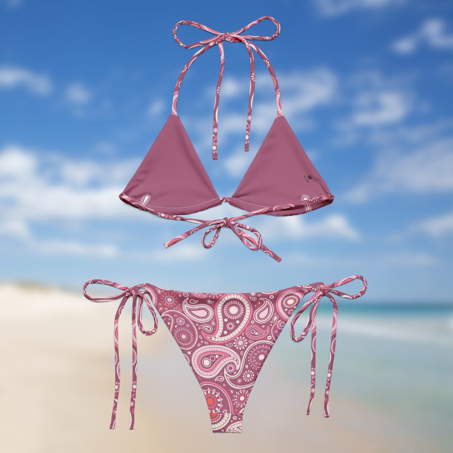 Bandana Rose | Bikini Triangle Paisley