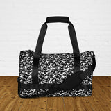 Sac de sport et de danse camouflage noir et blanc