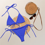 CHROMA Pop Indigo Triangle Bikini