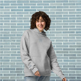 Sweat à capuche oversize CORE — Stone Breath (gris chiné athlétique)