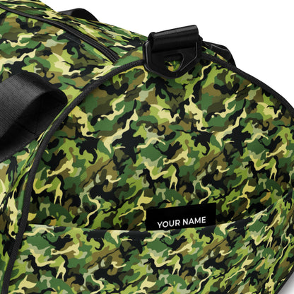 Sac de sport et de danse camouflage vert