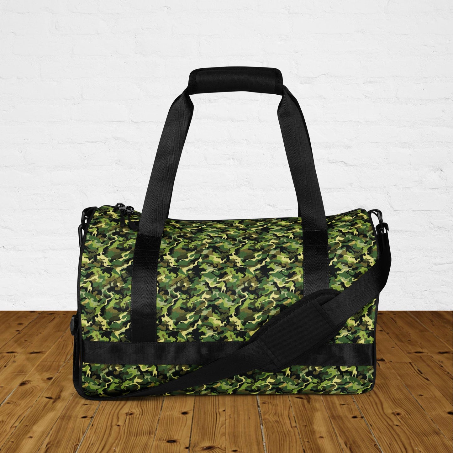 Sac de sport et de danse camouflage vert