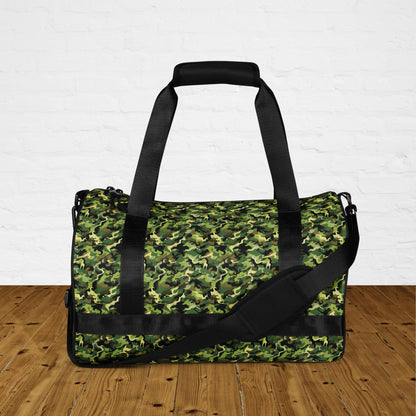 Sac de sport et de danse camouflage vert