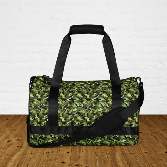 Sac de sport et de danse camouflage vert