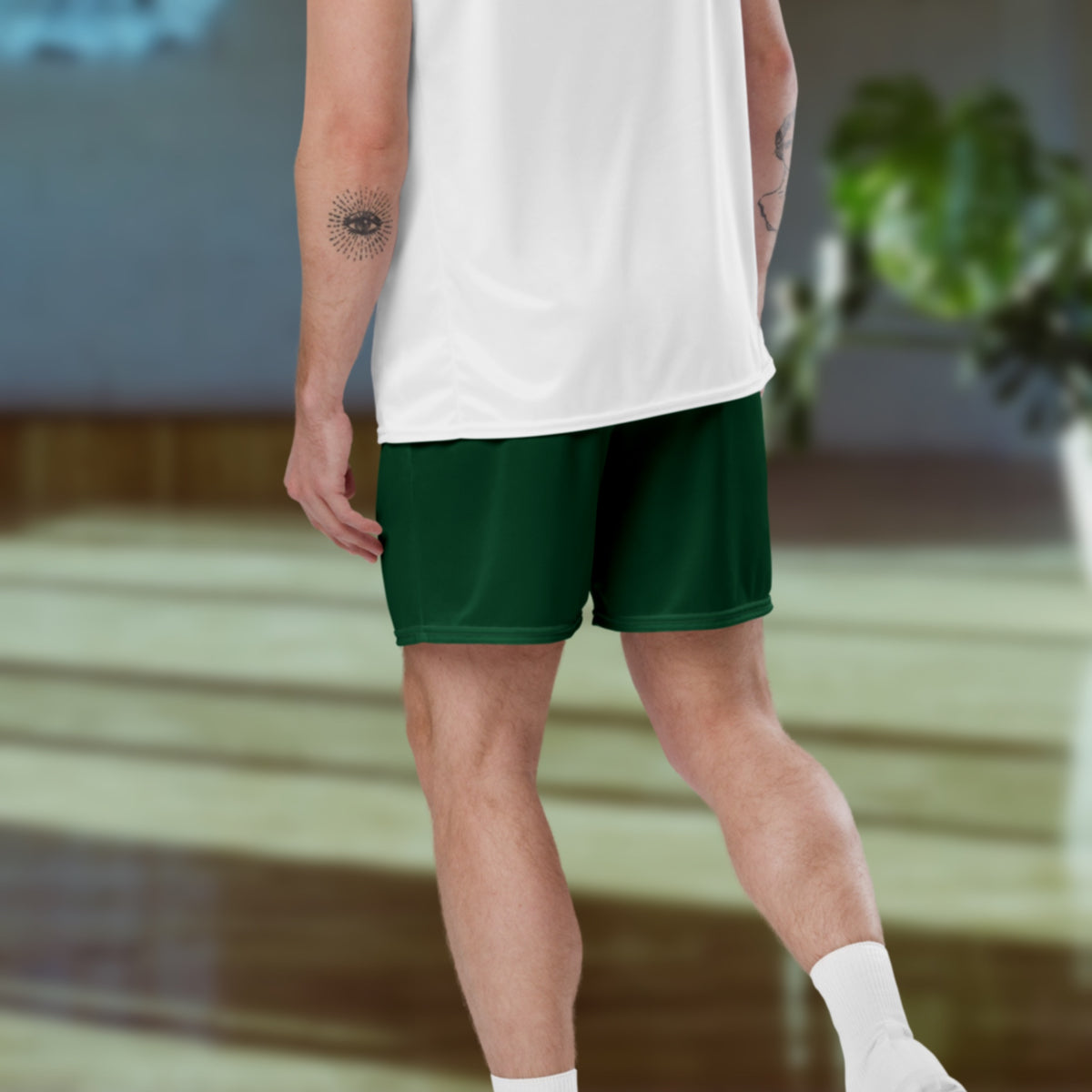Essential Mesh Shorts - Green — Unisex