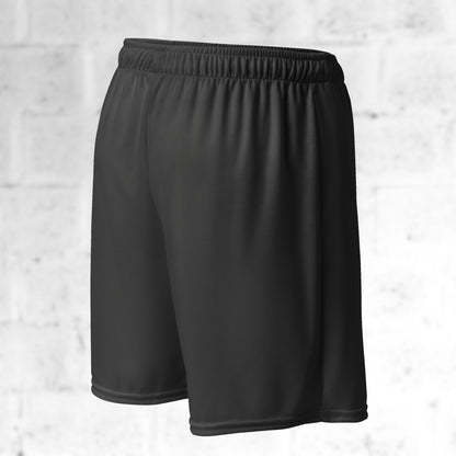 Core mesh dance sport short charcoal back view minimal performance training short