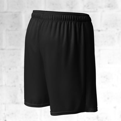 Core mesh dance sport short black back view elastic waist performance short