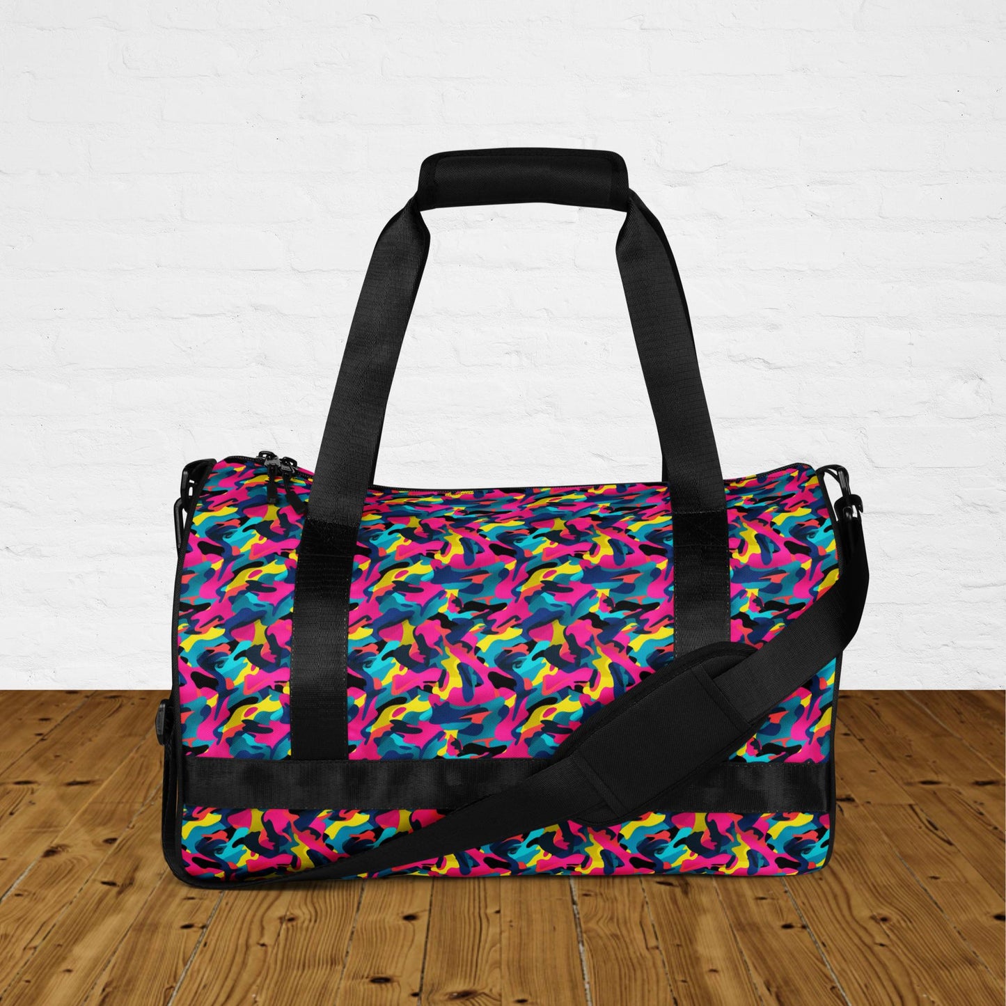 Sac de sport et de danse camouflage multicolore