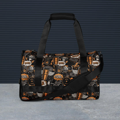 Bronze Power Round Gym & Dance Bag mockup
