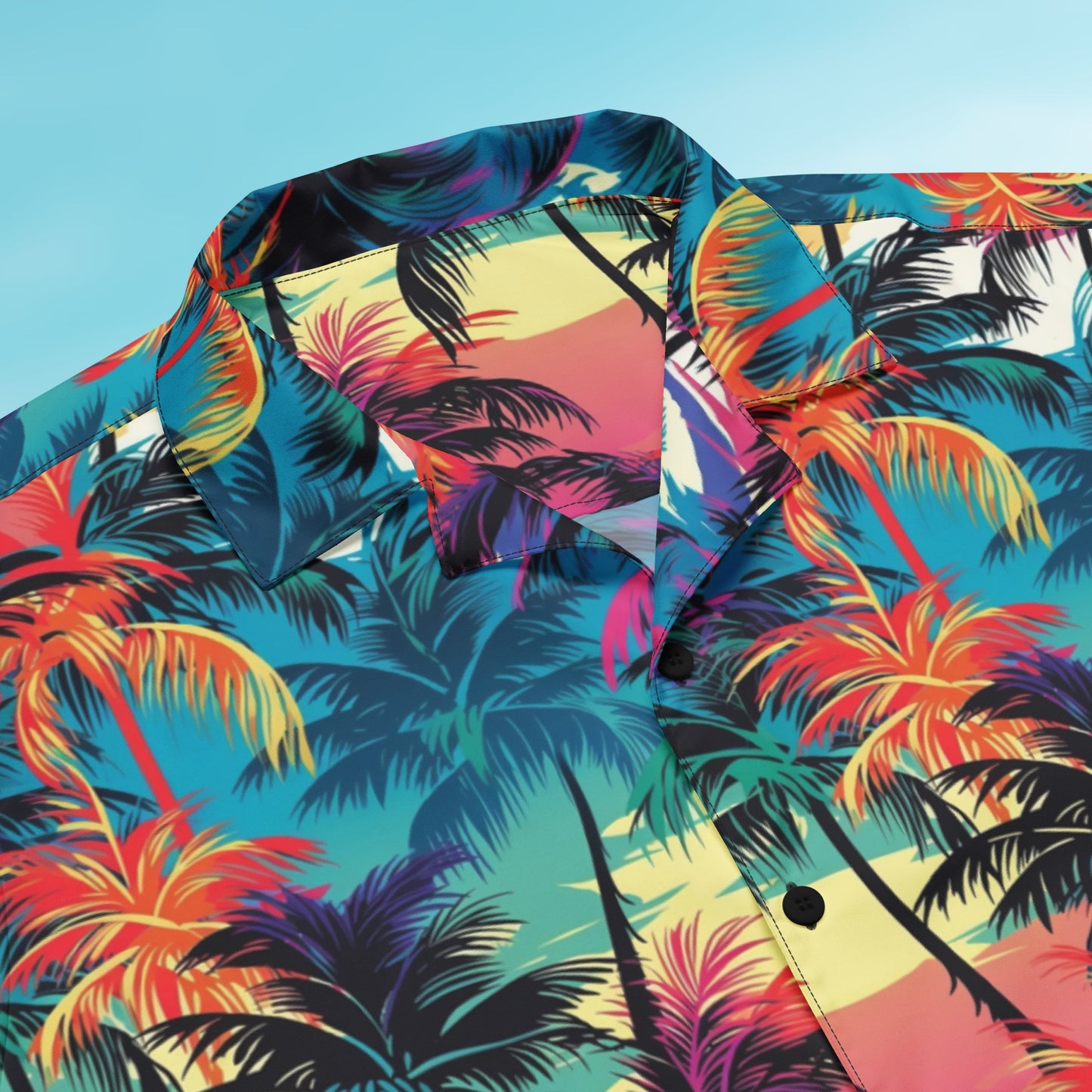 Chemise boutonnée palmier - Palm 06