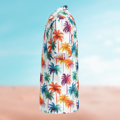 UNCLASSD Palm Button Shirt – Palm 11 colorway, side silhouette