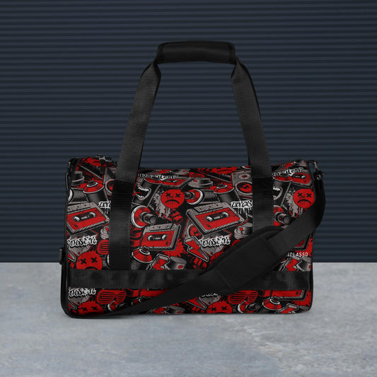 Sac de sport et de danse rond Retro Beats