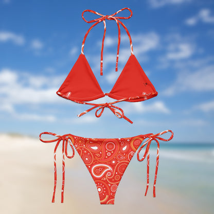 Bandana Coucher de soleil | Bikini triangle Paisley