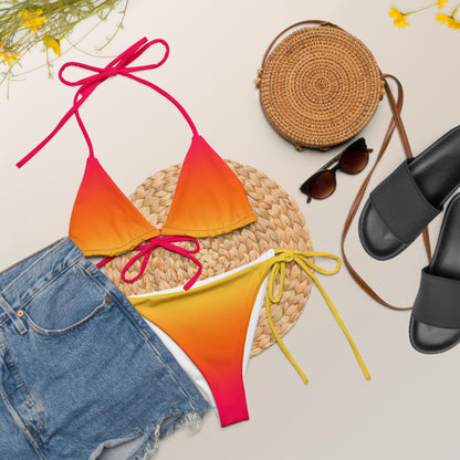 Éruption Solaire | Bikini Triangle Dégradé Fondu