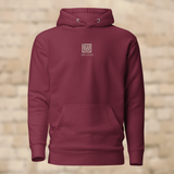 Sweat à capuche classique CORE — Bordeaux — Bougez avec détermination 