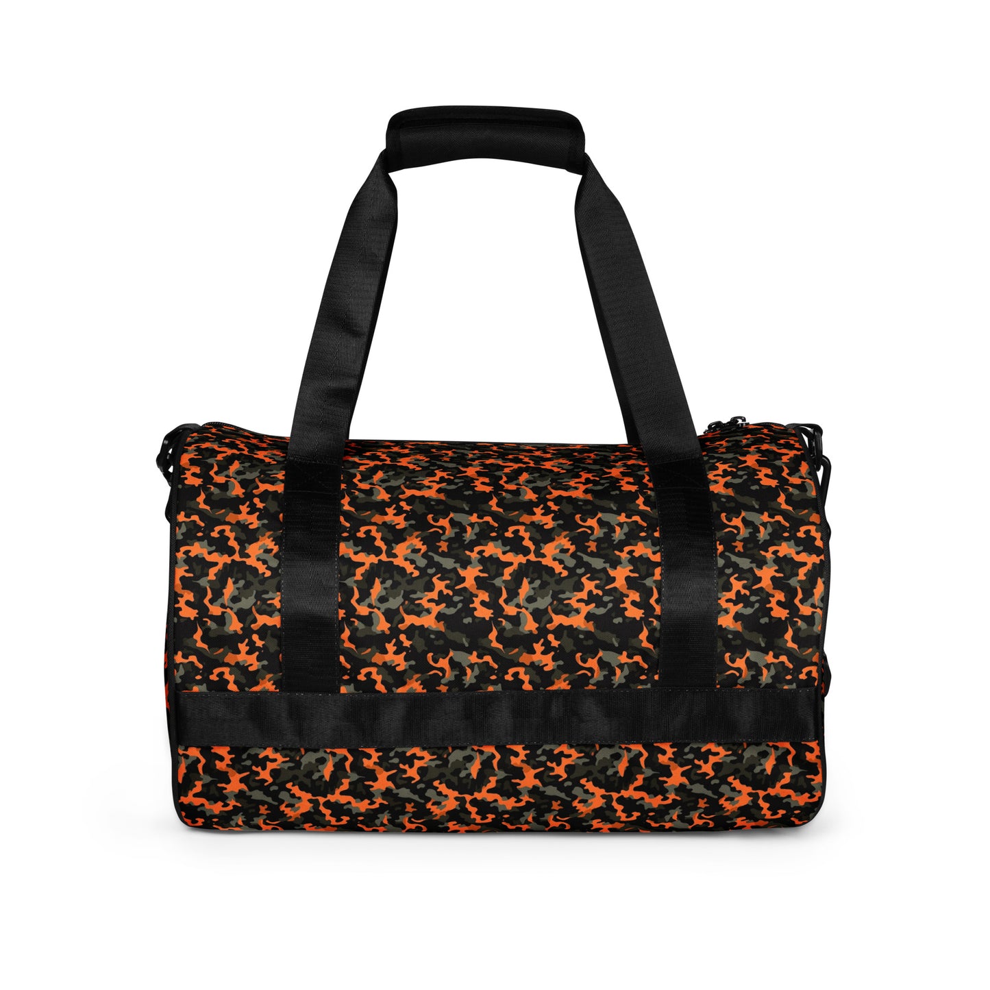 Sac de sport et de danse rond camouflage orange