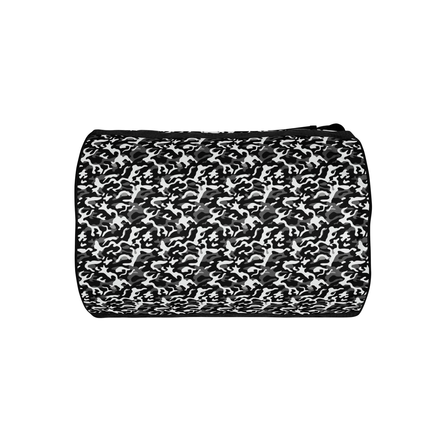 Sac de sport et de danse camouflage noir et blanc