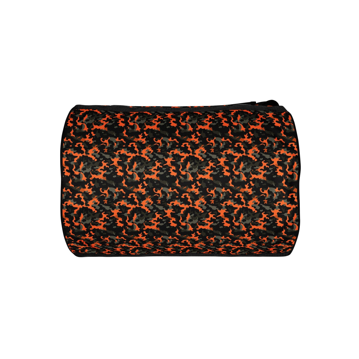 Sac de sport et de danse rond camouflage orange
