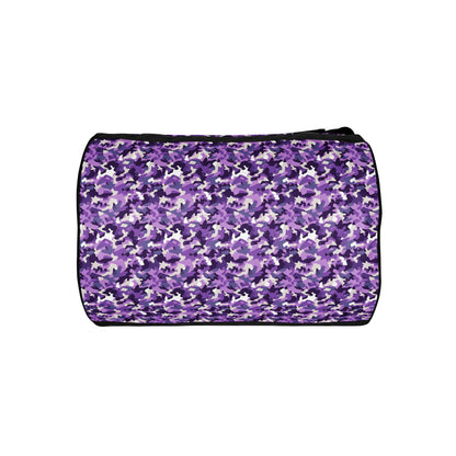 Sac de sport et de danse rond camouflage violet