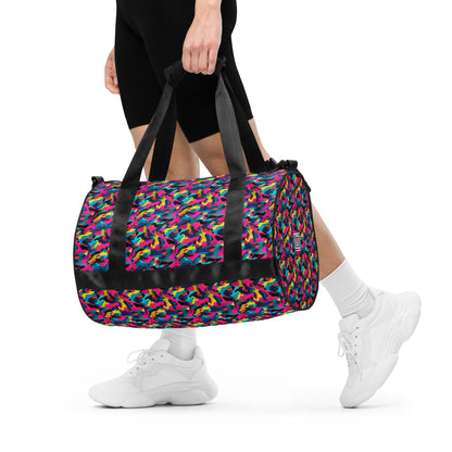 Sac de sport et de danse camouflage multicolore