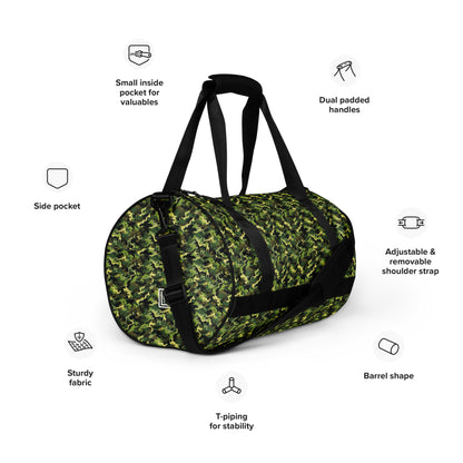 Sac de sport et de danse camouflage vert