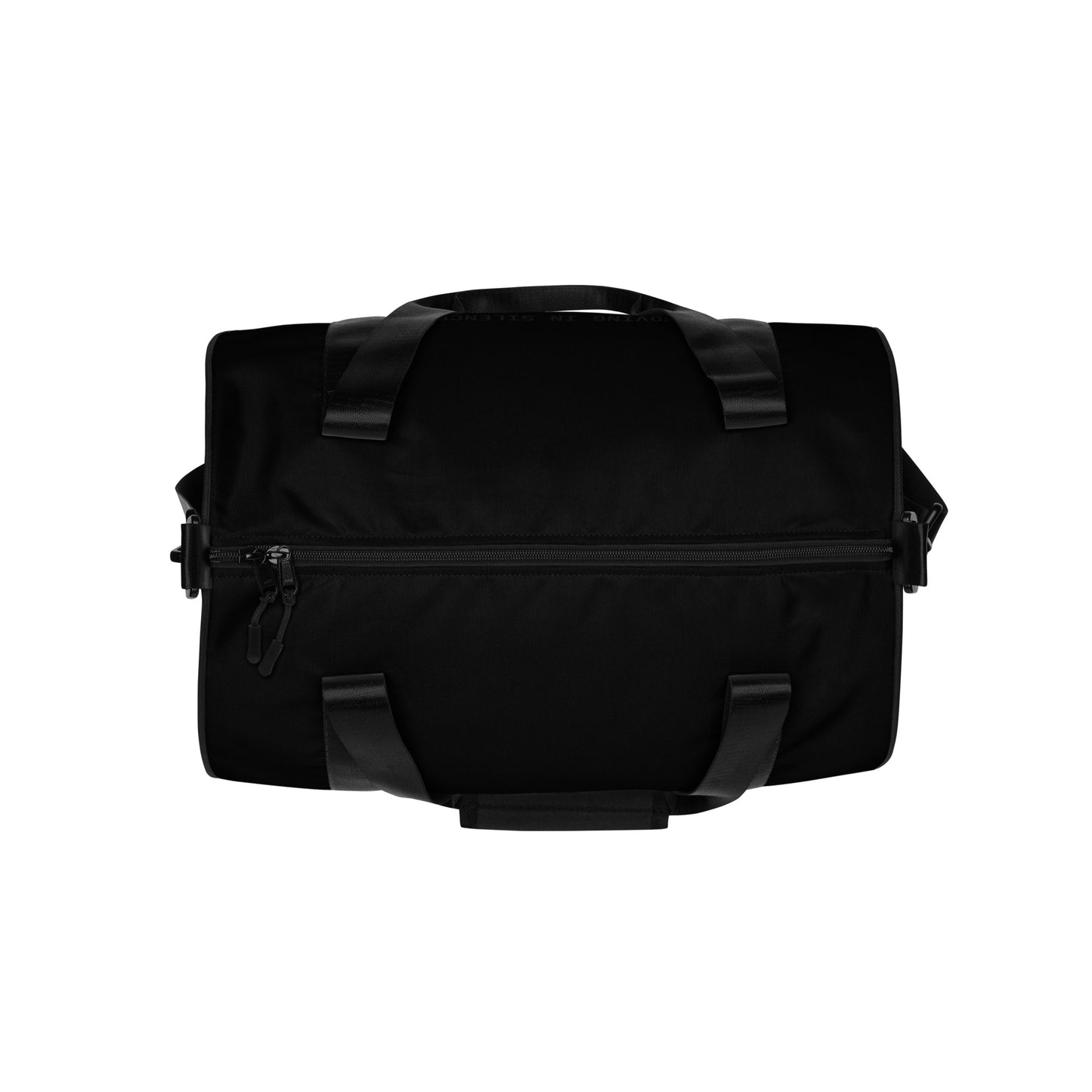 Round Dance Bag top view with zip opening and structured space
