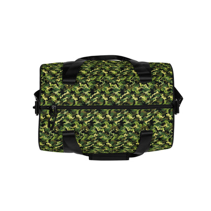 Sac de sport et de danse camouflage vert