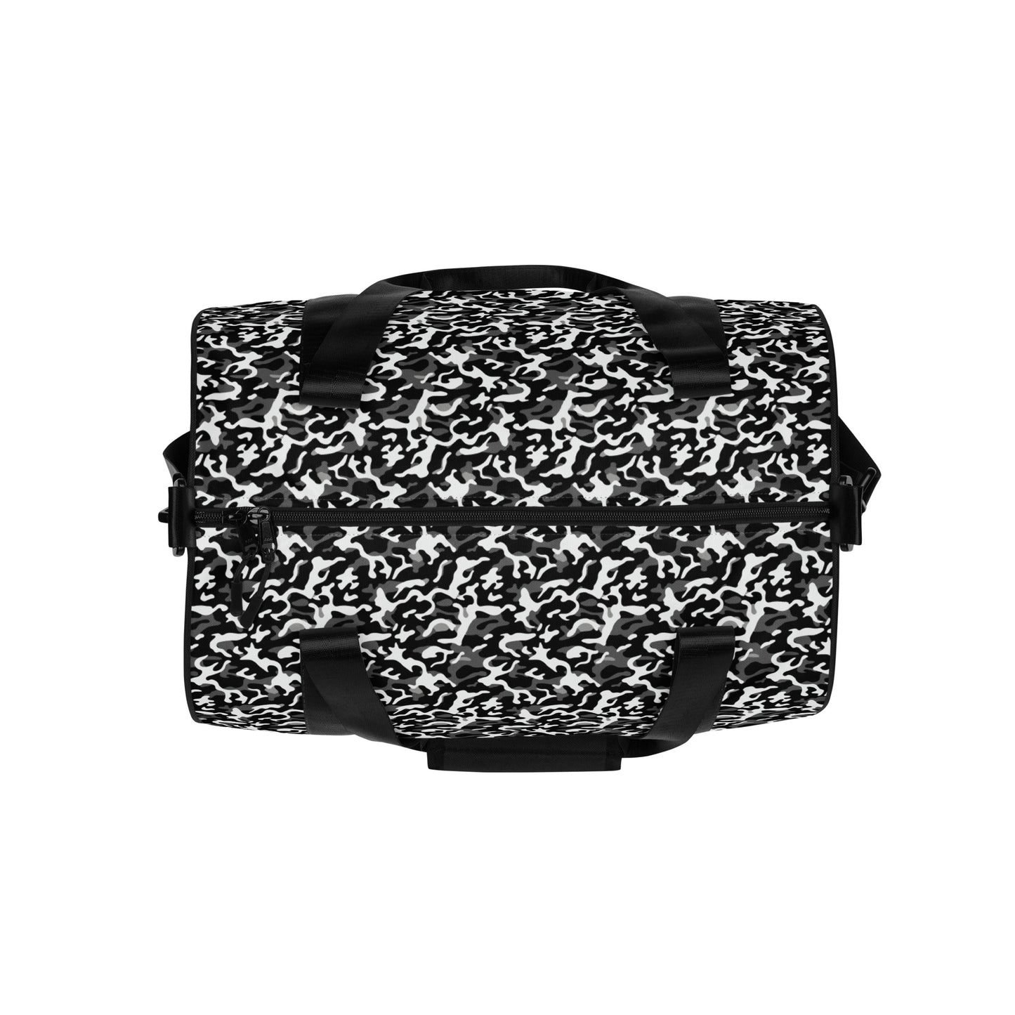 Sac de sport et de danse camouflage noir et blanc