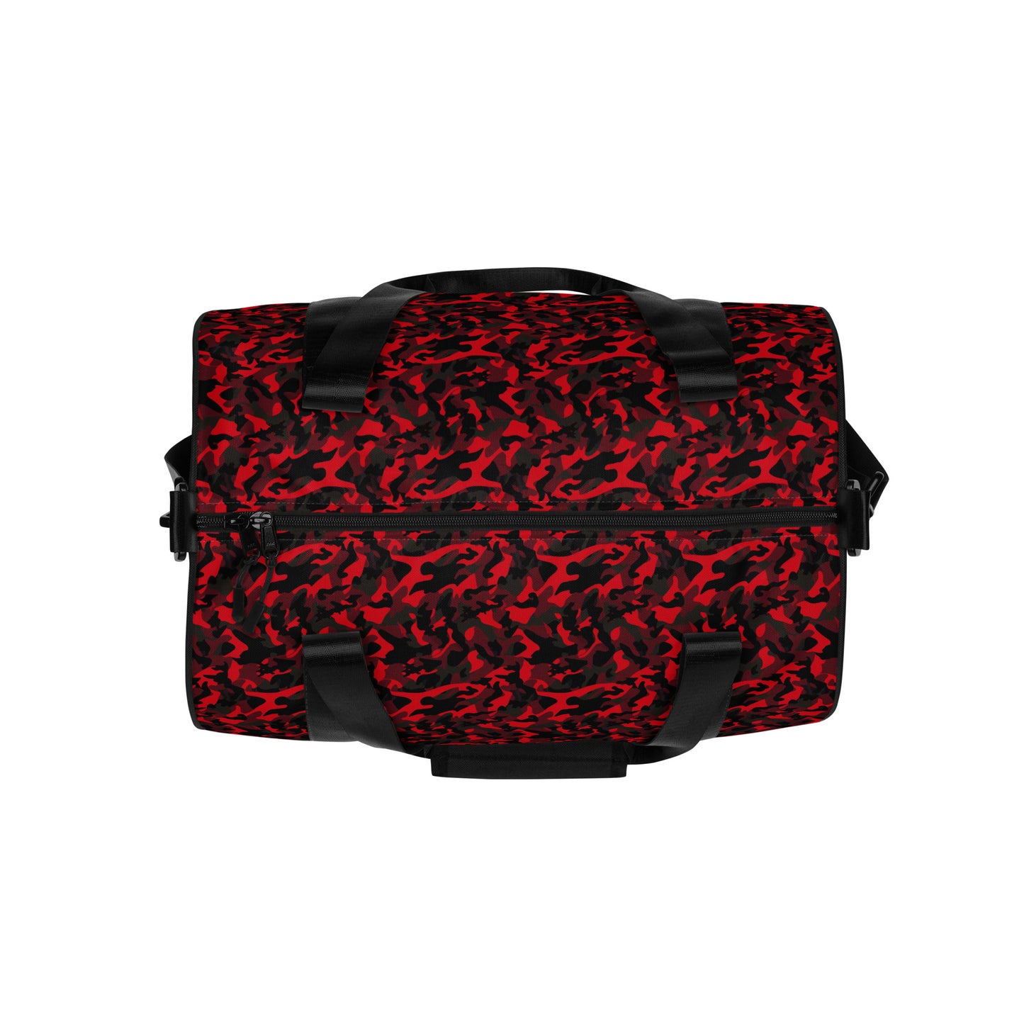 Sac de sport et de danse rond camouflage rouge