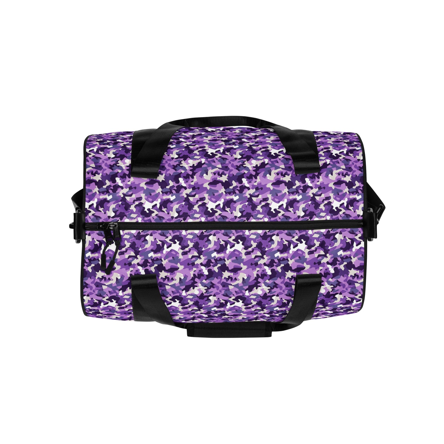 Sac de sport et de danse rond camouflage violet