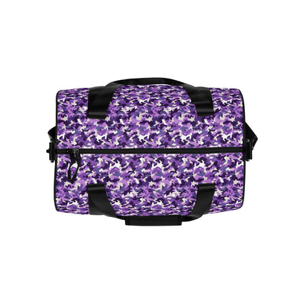 Sac de sport et de danse rond camouflage violet