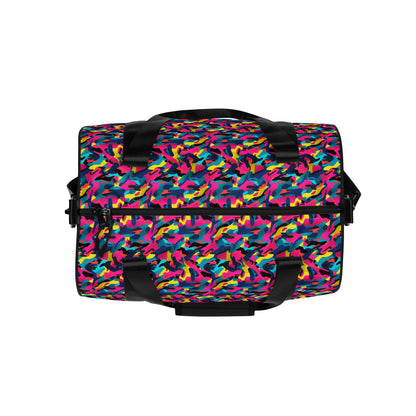 Sac de sport et de danse camouflage multicolore