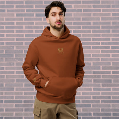 Men’s model wearing CORE Clay Hoodie — movement-ready streetwear for dancers - front
