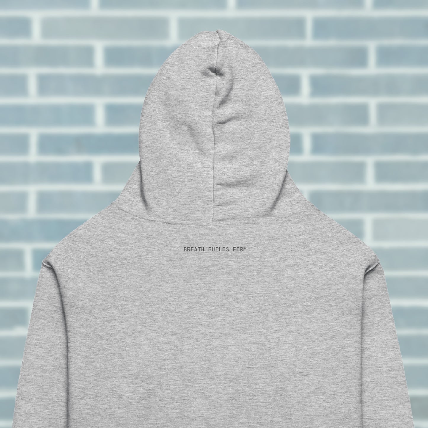 Back mantra “Breath Builds Form” hoodie Dancewear