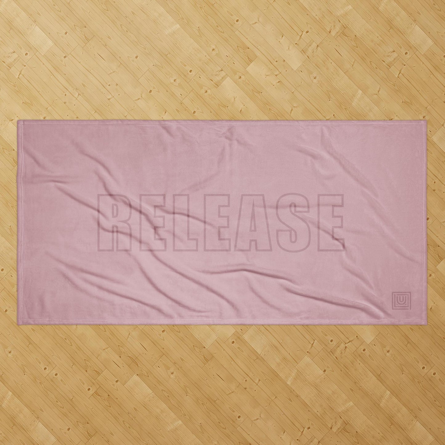 Serviette d'atelier — Rose poudré