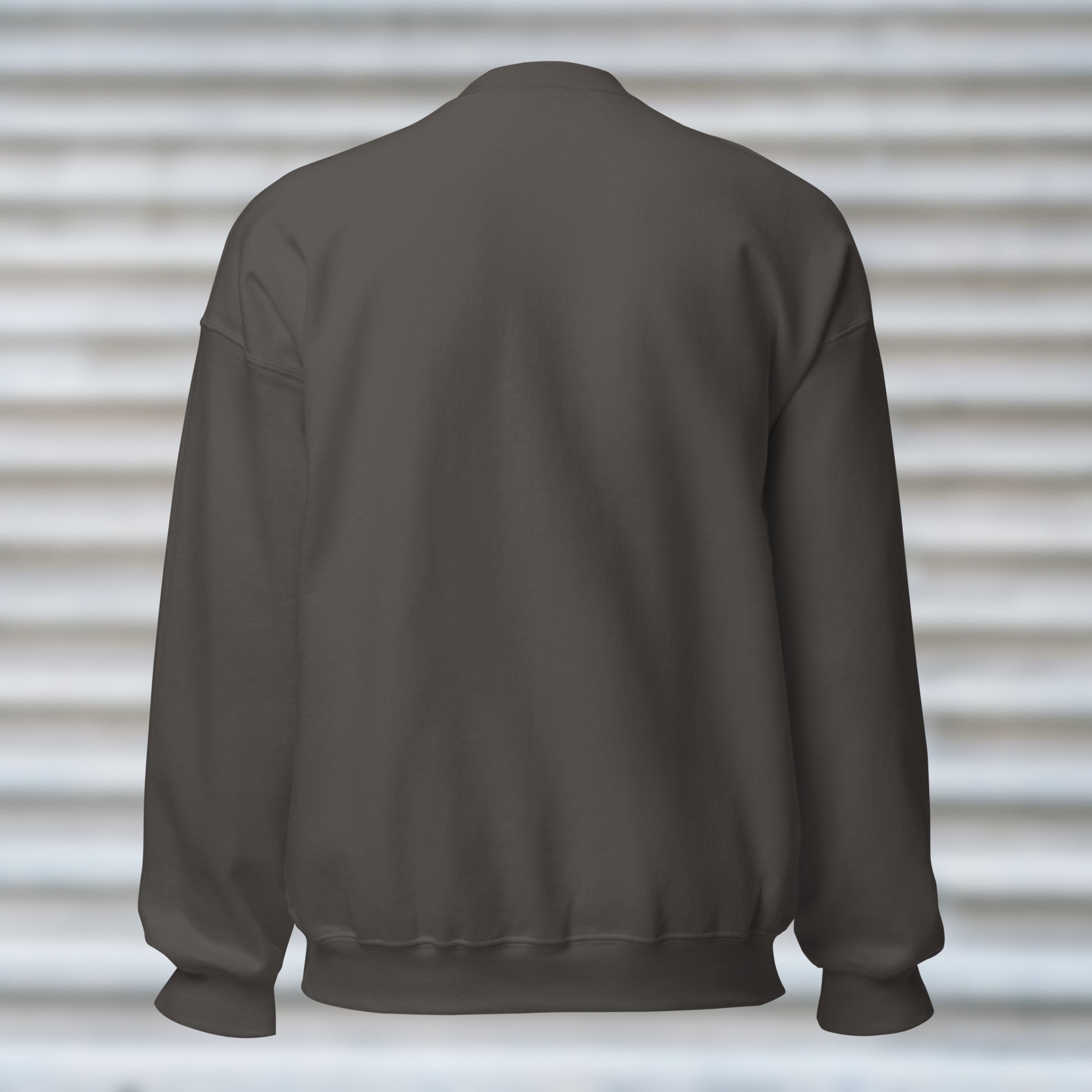 Back view CORE Charcoal minimal sweatshirt - dancewear 