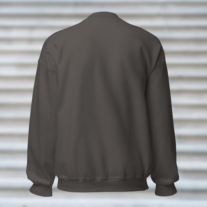 Back view CORE Charcoal minimal sweatshirt - dancewear 