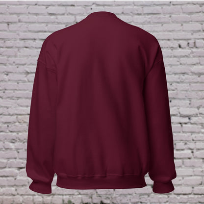Back view CORE Maroon sweatshirt Dancewear 