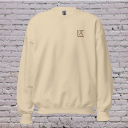 Front view UNCLASSD CORE Sand Crewneck Dancewear 