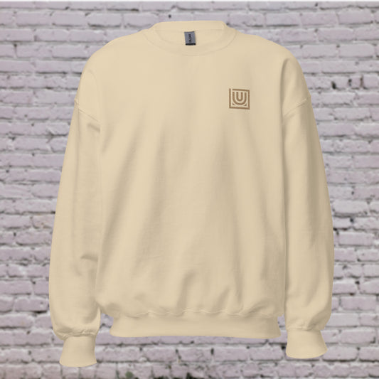Front view UNCLASSD CORE Sand Crewneck Dancewear 