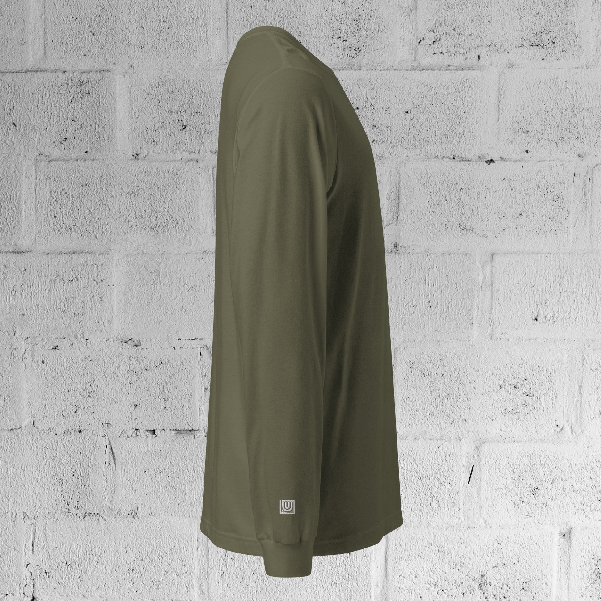 Movement-ready Military Green dancewear top — Structure Flow Freedom - right