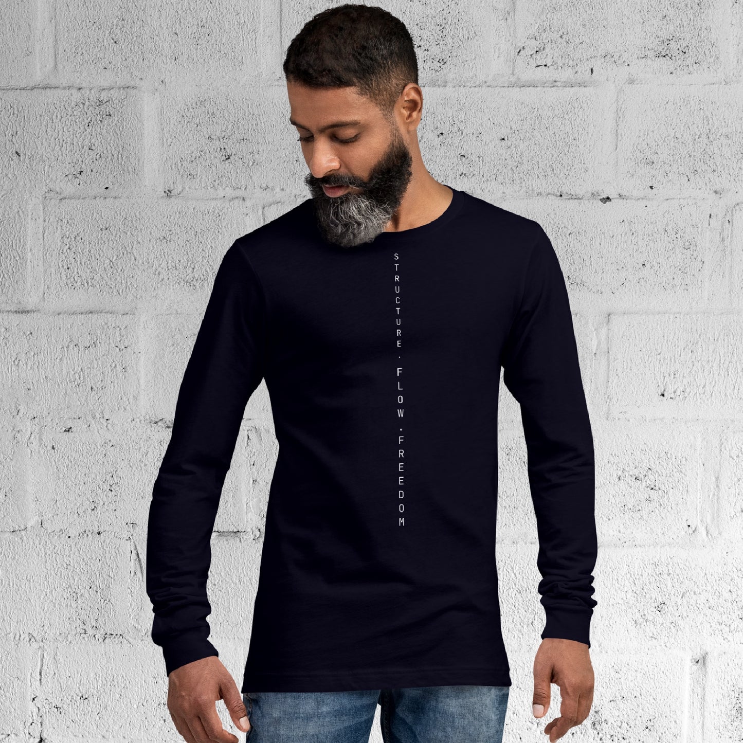 T-shirt à manches longues CORE — Bleu marine foncé 